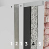 Set voor geluidsisolatie van wanden