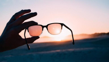 Zonnebril met polarisatiefilter