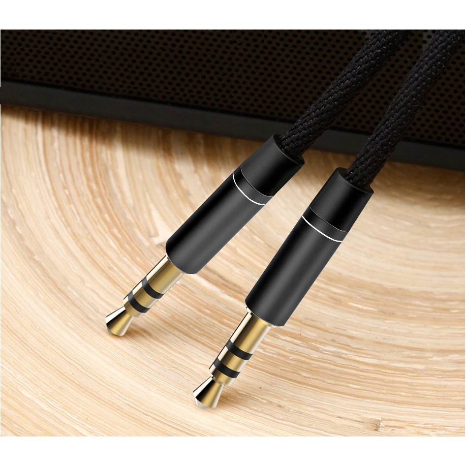 Audio kabel 3,5mm nylon AUX mini jack 95cm megamix.sk