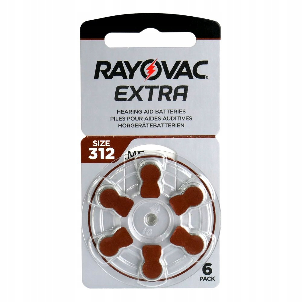 batterijen voor hoortoestellen 60 stuks Rayovac type 312/PR41 megamix.sk