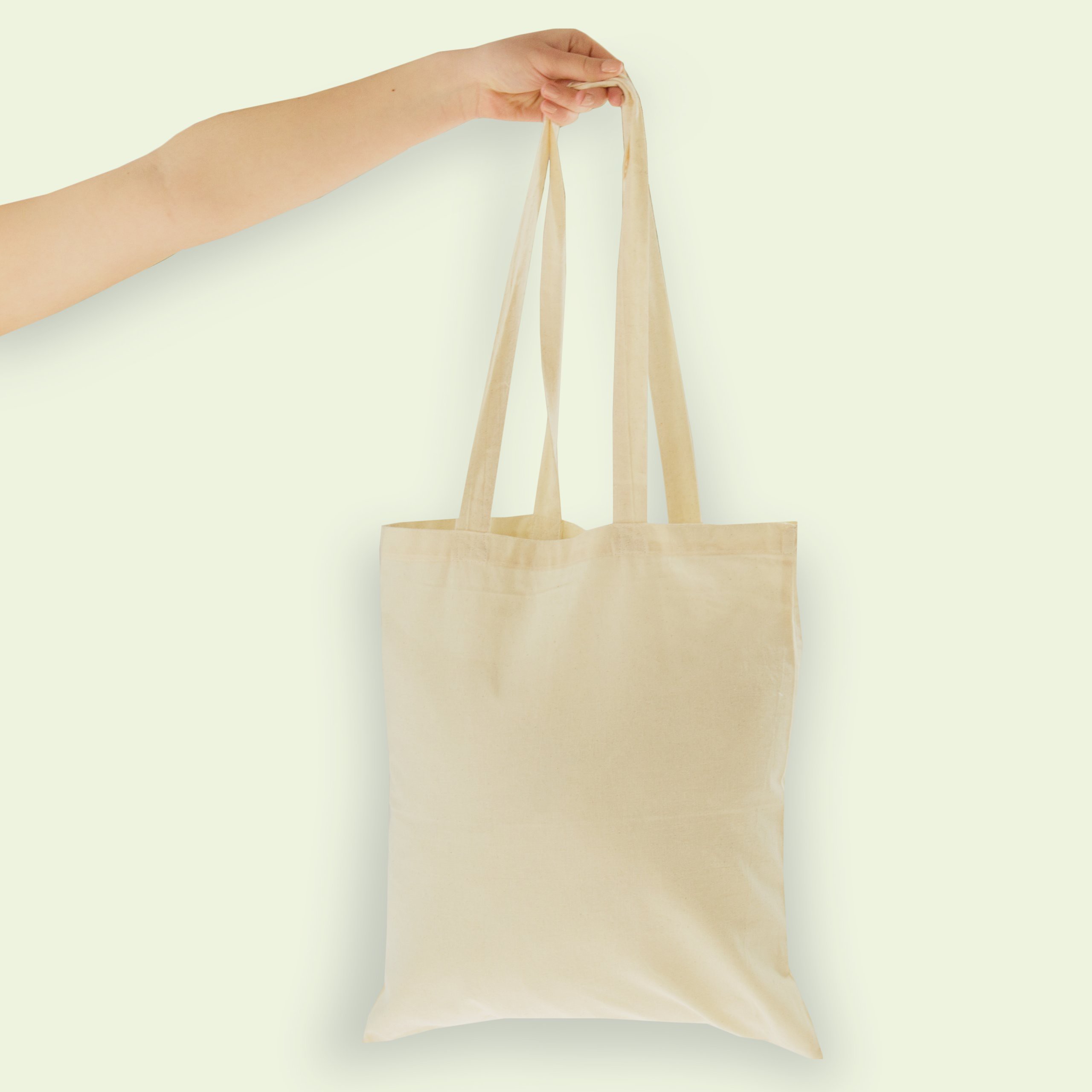 Boodschappentas van katoen ECO beige 38x42cm megamix.sk