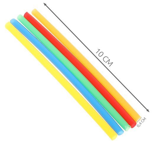 Blokken - rietjes - set 238 stuks