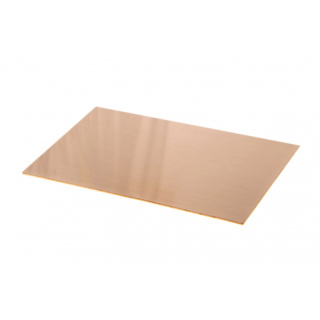 Koperen plaat 200x100x1,5 mm