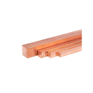 Staaf vierkant koper 40x40 mm