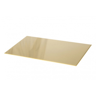 Messing blad 200x50x4,0 mm