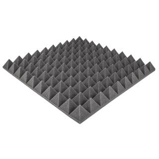 Akoestisch geluiddempend schuim PIRAMID 50mm 50x50cm niet brandbaar