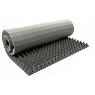 Akoestisch geluiddempend schuim PYRAMID 60mm 200x100cm zonder lijm niet brandbaar