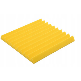 Akoestisch paneel 50x50x5cm geel zelfdovend niet brandbaar