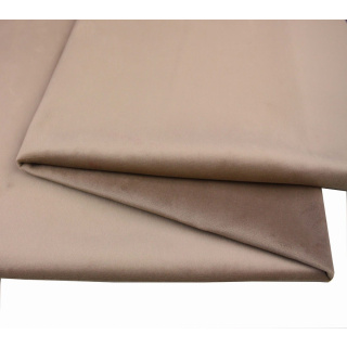 Fluwelen velours VELVET meubelstof lichtbruin 50x145cm
