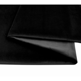 Fluwelen velours VELVET meubelstof zwart 50x145cm