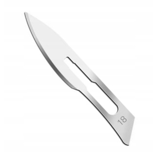 Chirurgisch scalpel 18 steriel 10stuks