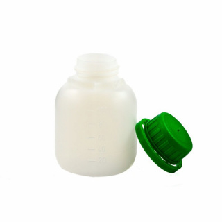 Fles 100ml HDPE en groene dop