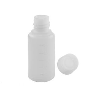 Fles 25ml HDPE en sluiting