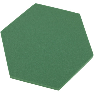 Akoestisch paneel zeshoek kiwi groen 50x50 cm dikte 3 cm hexagon