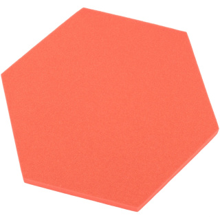 Akoestisch paneel zeshoek watermeloen 50x50 cm dikte 3 cm hexagon