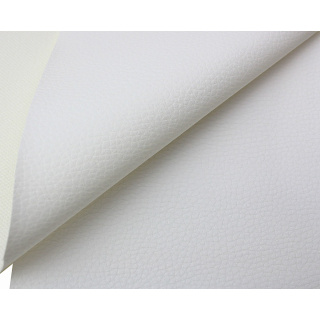 Witte PVC-kunstleer 1 mm 140 cm 0,5 mb