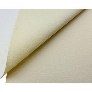 Ecru PVC-kunstleer 1 mm 140 cm 0,5 mb