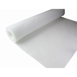 Witte zachte vilt-non-woven textiel 3 mm 150×50 cm 400 g/m²
