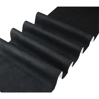 Zelfklevende fluweelstof zwart 50x140 cm