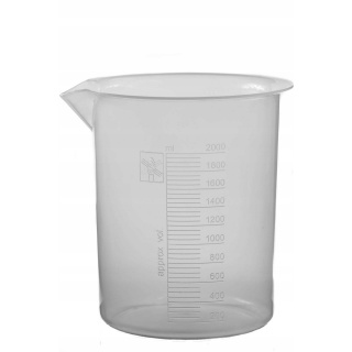 Bekertje met geperste maatverdeling 2000ml PP 18cm