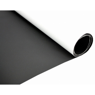 Zelfklevend ecoleer met carbonpatroon zwart 50x140 cm