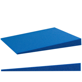 Akoestisch paneel blauw KLIN met afschuining 50×50 cm dikte 5 cm
