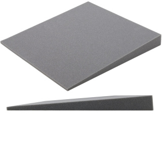 Akoestisch paneel grijs KLIN met afschuining 50×50 cm dikte 5 cm