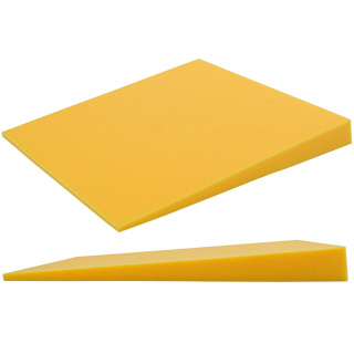 Akoestisch paneel geel KLIN met afschuining 50×50 cm dikte 5 cm