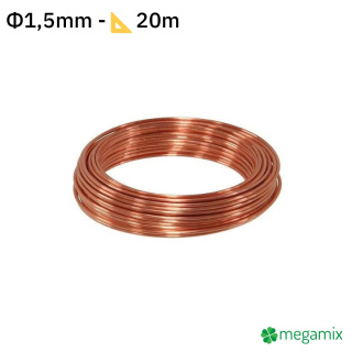 Koperdraad Φ1,5mm 20m
