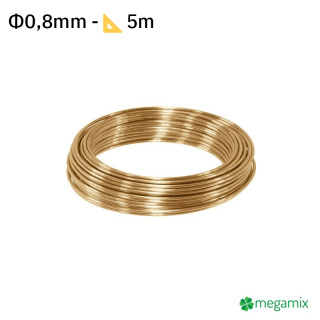 Messing draad Φ0,8mm 5m