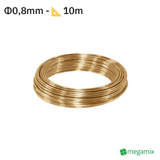 Messing draad Φ0,8mm 10m