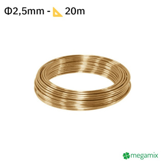 Messing draad Φ2,5mm 20m