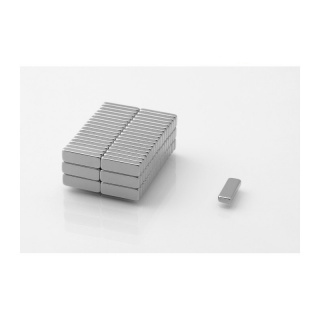 Neodymiummagneet 10 stuks plat MPL 12x4x2 N38