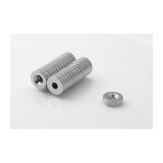 Neodymiummagneet met schroefgat MP 14x(8x4)x3 N38