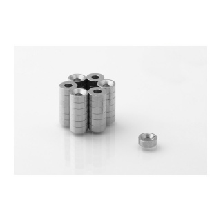 Neodymiummagneet 10 stuks met schroefgat MP 8x(6x3,5)x3 N38