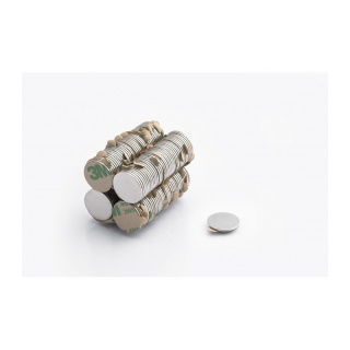 Neodymiummagneet met 3M-lijm MW 15x1 N38