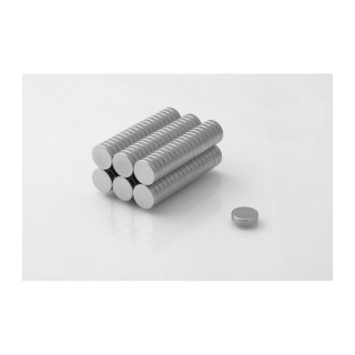 Neodymiummagneet 10 stuks cilindrisch MW 10x2,5 N38