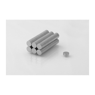 Neodymiummagneet 20 stuks cilindrisch MW 6x2 N38