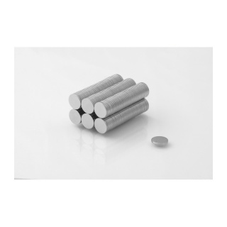 Neodymiummagneet 10 stuks cilindrisch MW 8x1 N38