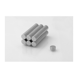 Neodymiummagneet 10 stuks cilindrisch MW 8x4 N38