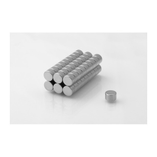 Neodymiummagneet 10 stuks cilindrisch MW 8x5 N38