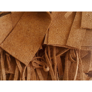 Afval van kokosmatten na productie