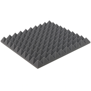 Akoestisch paneel grijs PYRAMIDE 50×50 cm dikte 5 cm
