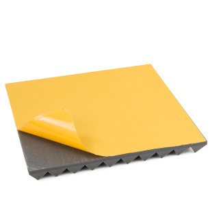 Akoestisch paneel zelfklevend grijs PYRAMIDE 50×50 cm dikte 5 cm