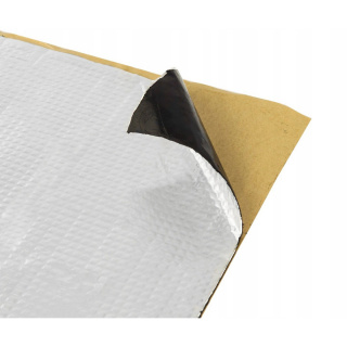 Zelfklevende butyl aluminium mat 1,5mm 100x50cm AB-1