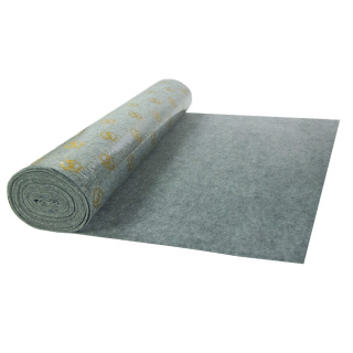 Zelfklevend lichtgrijs tapijt 2mm 25x100cm