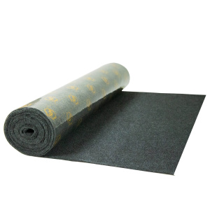 Zelfklevend donkergrijs vloerkleed 2mm 25x100cm