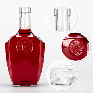 Glazen fles 500ml BONAPARTE