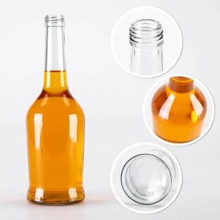 Glazen fles 500ml 24cm NAPOLEON