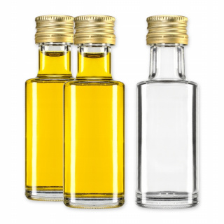 Glazen fles 50 stuks 20ml 8,5cm MONOPOL